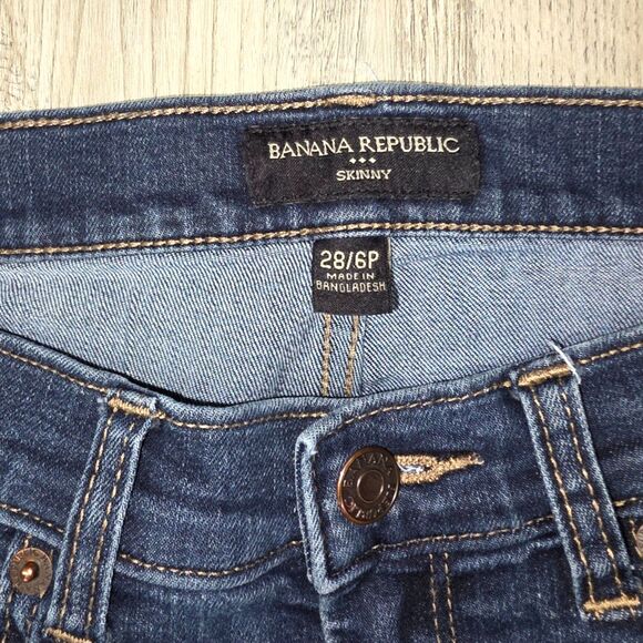 Banana Republic Petite Skinny Jeans Size 28 - Picture 3 of 7